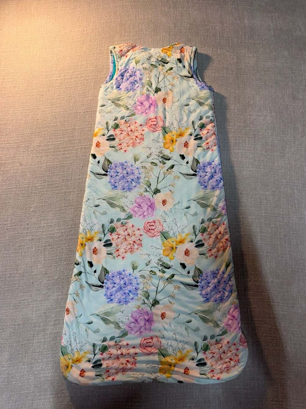 Posh Peanut Watercolor Wildflower Floral 1 TOG Sleeping Bag 6-18M - Picture 4 of 4
